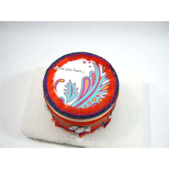 Keepsake Jewelry Trinket Box for Mementos Desk Items w/ Mini Journal + Potpourri - Picture 3 of 7